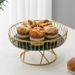 European Style Light Luxury Ceramic Plate Creative Living Room Household Fruit Basket Afternoon Tea Candy Dessert Rack_voghion.com