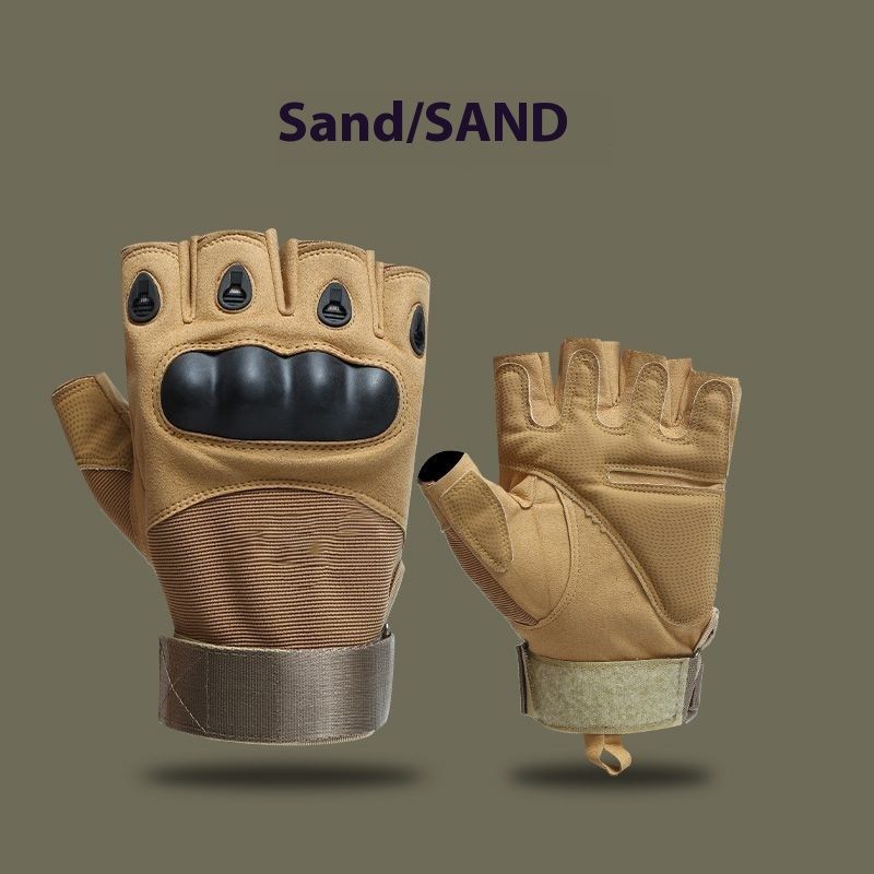 Special Forces Tactical Fiess Outdoor Motorcycle Sports Open Military Men's Fingerless Riding Half Fingered Combat_voghion.com