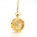 Orologio da tasca meccanico dorato con design a ruota grande 8930_voghion.com