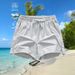 Herrkläder Moderiktiga Strandfritid Enfärgade Snabbtorkande Lösa Sportshorts_voghion.com