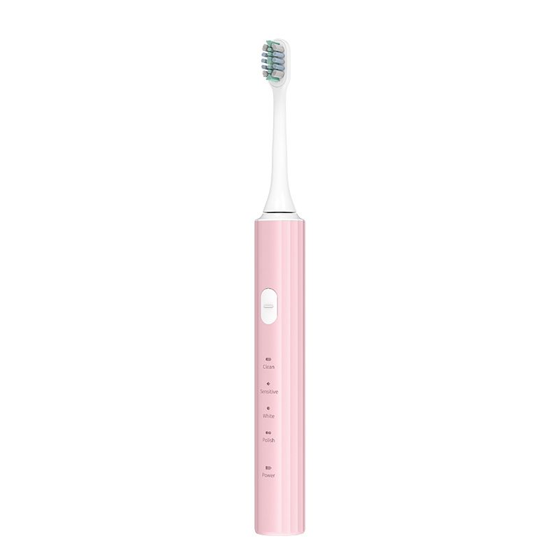 Sonic Electric Toothbrush – 4 Modes, Magnetic Levitation Motor, 40,000 RPM, UV-Coated (White/Pink/Mint)_voghion.com