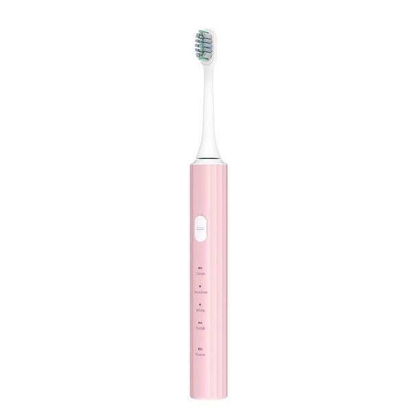 Sonic Electric Toothbrush – 4 Modes, Magnetic Levitation Motor, 40,000 RPM, UV-Coated (White/Pink/Mint)_voghion.com