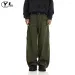 Pantaloni da uomo American Vintage pantaloni cargo a gamba larga da uomo a vita alta tinta unita tasche multiple jogging primavera larghi_voghion.com