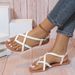 New Beach Holiday Soft Flat Women's Sandals Slippers_voghion.com