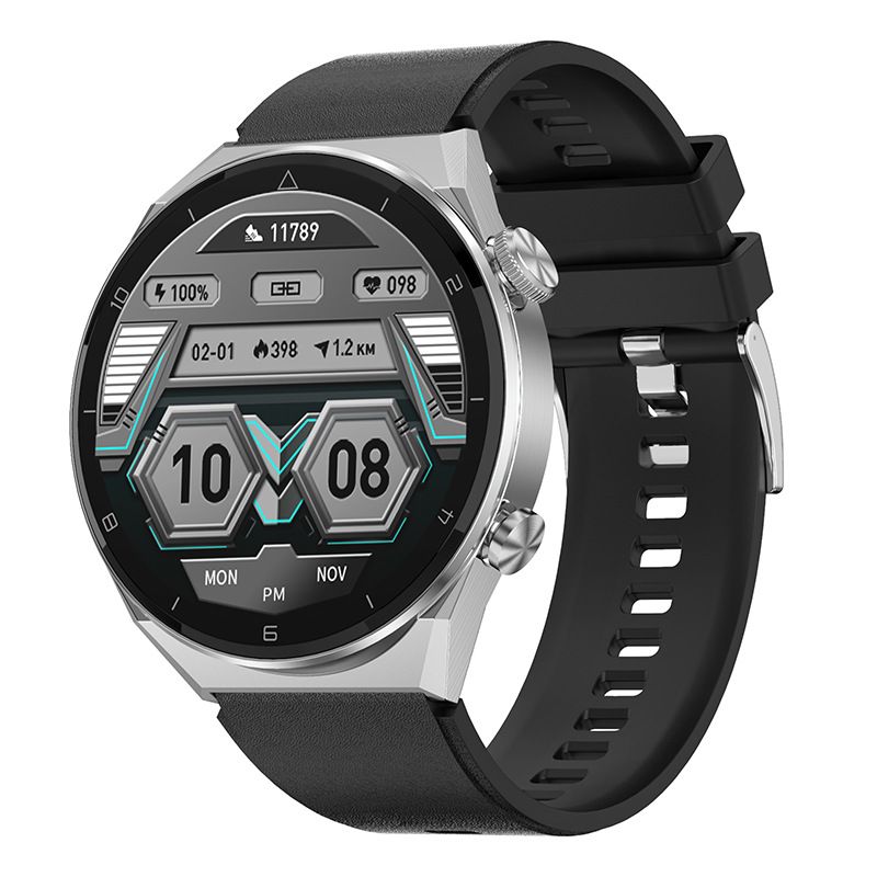 Montre connectée pour homme, écran tactile Ultra HD de 1,45 pouce, NFC, appels, santé et sport_voghion.com
