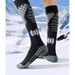 Ski Men Winter Outdoor Sports Mountaineering Wool Long Tube Women Thickened Warm Cold-proof Compression Socks_voghion.com