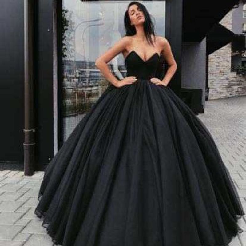 Women's large size high waist tube top V neck tutu skirt_voghion.com