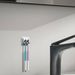 2-in-1 Self-Adhesive Toothbrush Holder - Wall Mounted, Waterproof, With Gargle Cup Hook EU_voghion.com