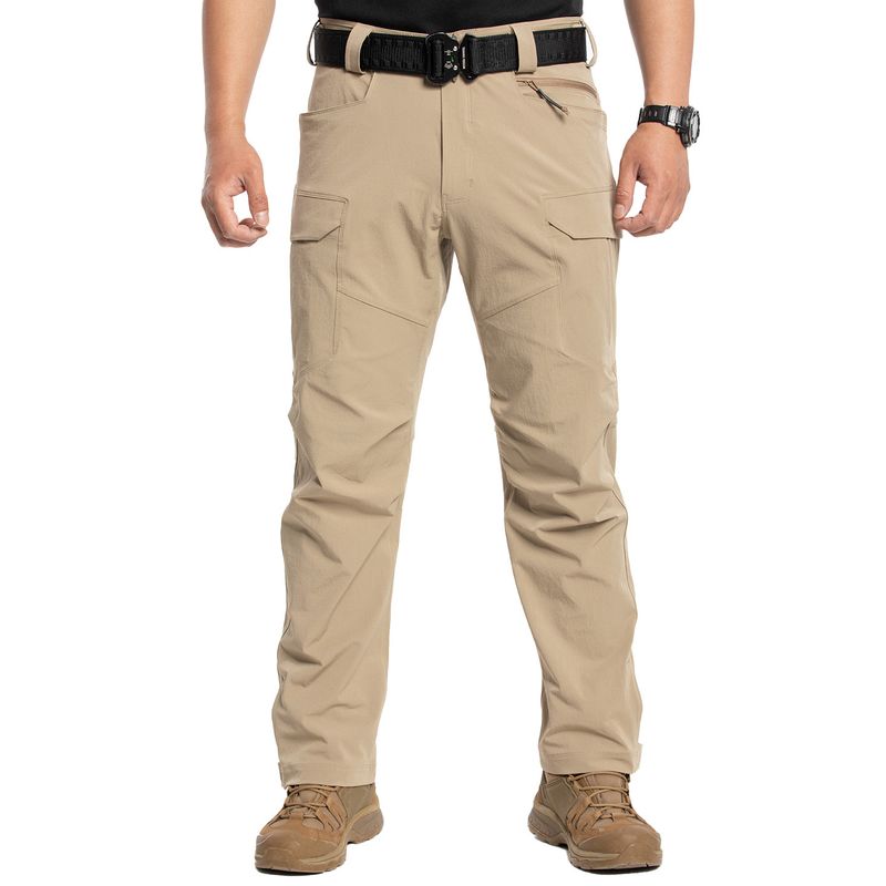 Pantaloni tattici AR da uomo: pantaloni cargo elasticizzati mimetici e tinta unita per attività all'aperto, escursionismo e abbigliamento urbano_voghion.com
