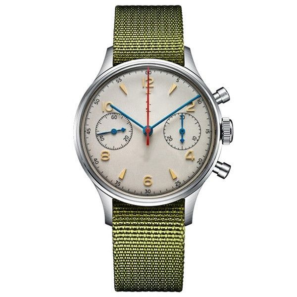 New Light Luxury Men's Casual 5-Hand Pot Glass Quartz Non-Mechanical Running Seconds Watch_voghion.com