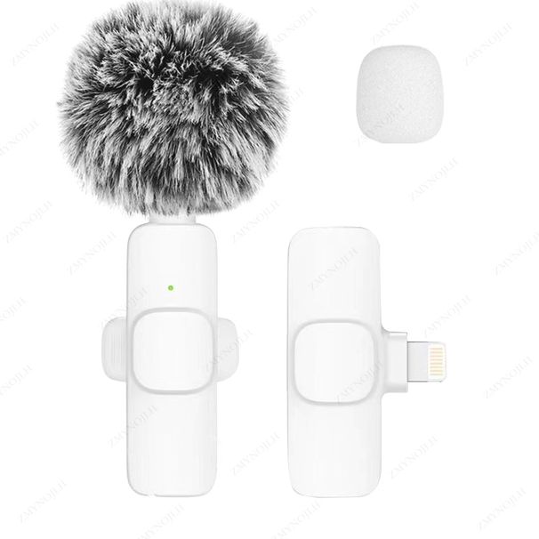 New Wireless Lavalier Portable Audio Video Recording Mini Microphone For IPhone Android PC Camera Live Gaming Phone_voghion.com