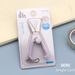 Morandi Portable Scissors Office Student Portable Small Scissors MINI MINI Stainless Steel Scissors Children's Folding Scissors_voghion.com
