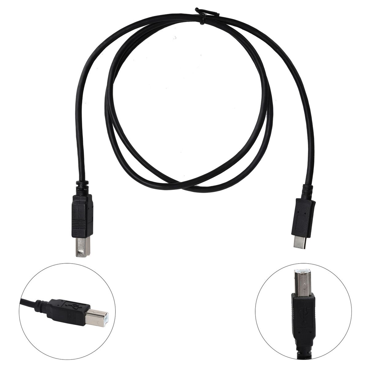 Câble de données USB 3.1 vers USB 2.0 mâle, 1 m, pour téléphone portable et ordinateur portable, BAJ_voghion.com