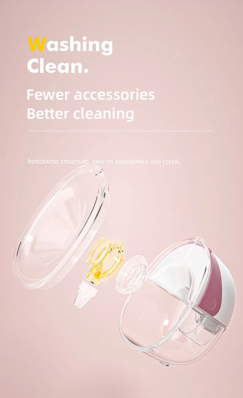Tire-lait électrique portable intégré, mains libres, sans douleur, massage, extraction automatique du lait_voghion.com