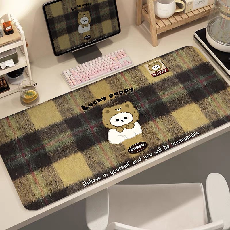 Unbeatable Quality Fluffy Doll Cute Mouse Oversized Office Computer Keyboard Pad Study Table Student Dormitory Desktop Mat_voghion.com