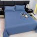Ins Style Piece Dormitory Single Bed Skin-Friendly Cotton Home U Solid Color Simple Double Brushed Kang Sheet_voghion.com