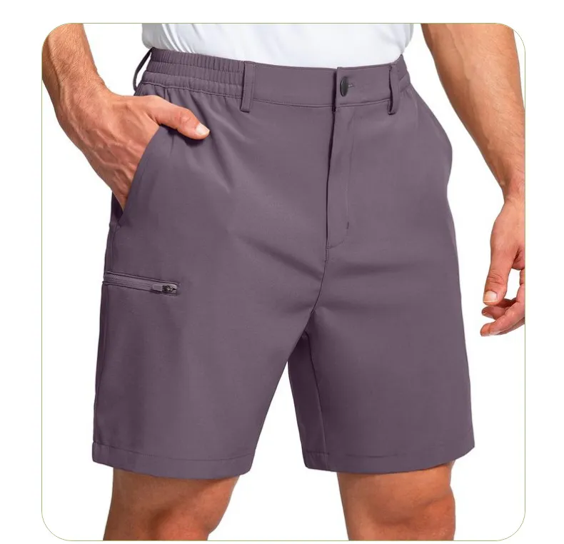 Summer Men's Loose Straight Casual Sportswear Shorts, Outdoor Sports Five Quarter Pants_voghion.com