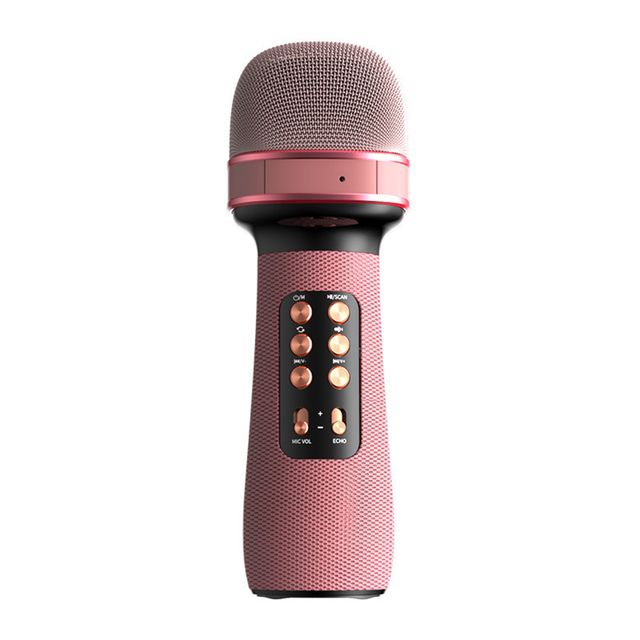 Karaoke Bluetooth-ühilduv mikrofon, käeshoitav traadita laulmikrofon koduseks KTV laulmispeo tarbeks_voghion.com