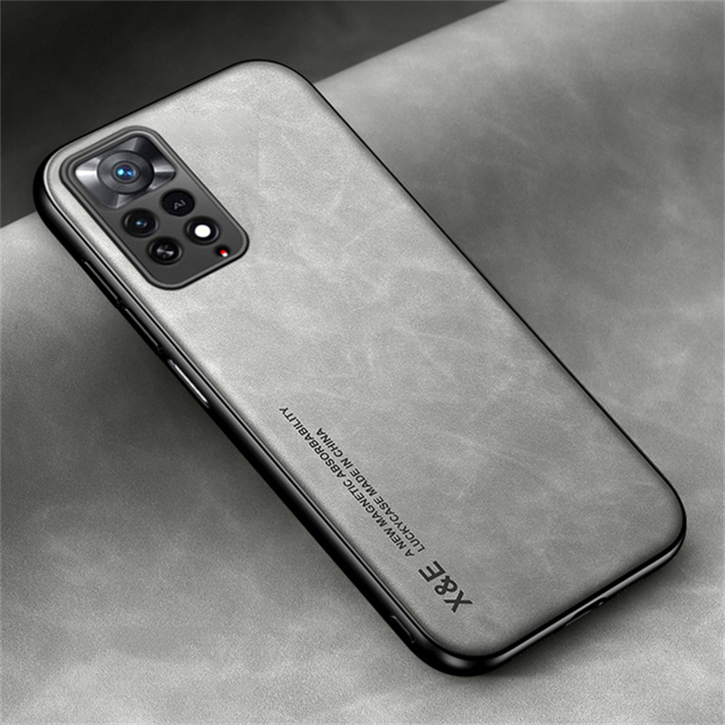 Luxus Schaffell Magnetische Ledertasche Für Xiaomi Redmi Hinweis 12 Turbo 11 10 9 8 Pro Plus 11S 10S A1 12C K60 10C Stoßfest Abdeckung_voghion.com