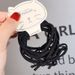 6-Pack Simple Bow Basic Ties Colorful Korean Style Knotted Bands Hair Rope Set For Women_voghion.com