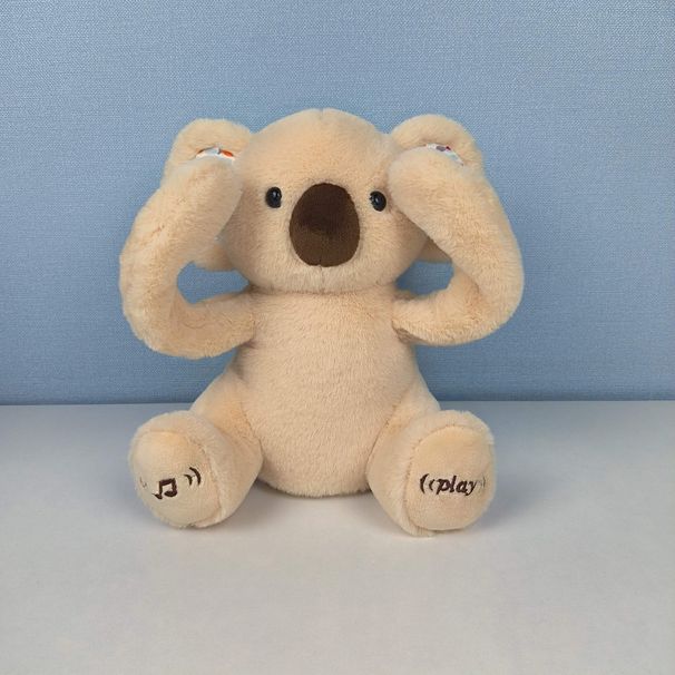 New Cute Koala Dolls, Peek-a-boo Toys, Singing Music To Appease Koalas, Plush Toys_voghion.com