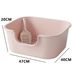 Cat Large Semi Enclosed Toilet Anti External Splashing Excrement Huge Space Circulation Basin Sending Cat Litter Shovel_voghion.com