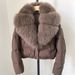 Luxury Winter Short Down Jacket For Women With Detachable Fox Fur Collar, Fashionable & Warm Puffer Coat, Elegant Casual Outerwear_voghion.com