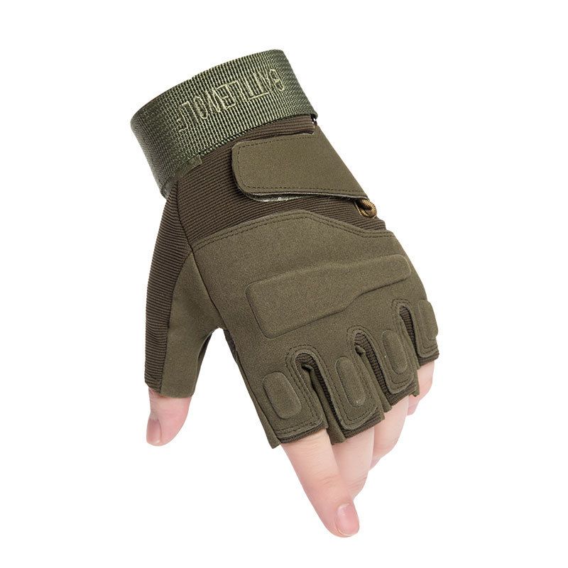 Tactical men's outdoor riding half finger and summer mountaineering hard shell protective cycg non-slip wear-resistant_voghion.com
