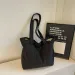 Retro Designer Women's Cotton Padded Commuter Handbag Large Capacity Single Shoulder Armpit Student Casual Tote_voghion.com