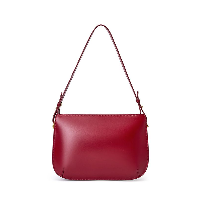 Borsa a tracolla singola di alta qualità in pelle di mucca da donna 2024 nuova estate in pelle sottobraccio, borsa semplice e versatile_voghion.com