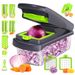 Multi-Functional Vegetable Slicer - 6-in-1 Mandoline For Julienne, Grating, Dicing & Spiralizing (Potato, Carrot, Cucumber)_voghion.com