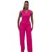 Women's New Fashionable Sleeveless Vest And Wide-Leg Pants Two-Piece Set_voghion.com