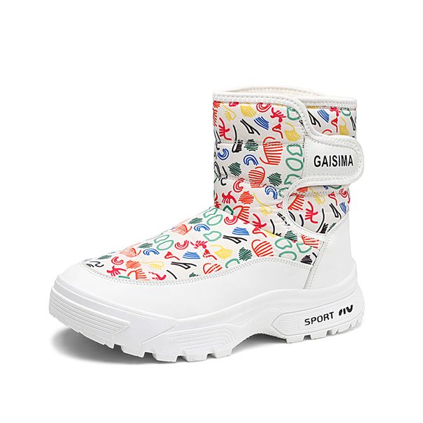 Men's Winter Snow Boots Waterproof Hiking Shoes, Thermal Fleece Lined High Top Anti-Slip Trekking Boots Plus Size For Women Couple Outdoor_voghion.com