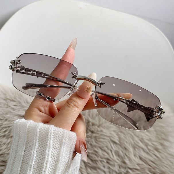 Moška sončna očala Ženska očala Okvir Klasična kvadratna prosti čas Luksuzna pravokotna očala Večbarvna modna okvirja Sončna očala_voghion.com