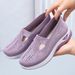 Summer breathable comfortable single shoes soft sole casual mesh shoes_voghion.com