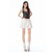2025 Summer New White Flower Bud Half Length For Women, High Waist A-Line Short Skirt SKIRTS_voghion.com