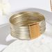 New Multi-Strap Women's Cord Versatile PU Leather Magnetic Clasp Bangle Bracelet_voghion.com