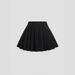 Elegant Black Two-Piece Skirt Set – Pleated Mini Skirt & Top (S/M/L/XL/XXL, Polyester, Casual Style)_voghion.com