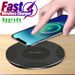 Wireless Charger Pad Stand Desktop Ultra-thin Mobile Phone For IPhone 16 15 14 13 12 X Samsung Xiaomi Fast Charging Dock_voghion.com