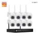 Security Cameras Closed Circuit CCTV Tuya NVR 4 Channel/8 Channel Wireless Monitoring Set Camera WIFI Monitor Ball Machine_voghion.com