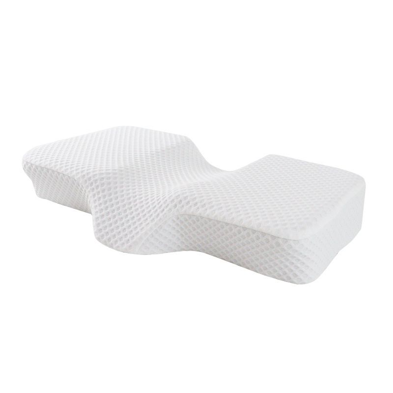 Krční polštář na krk a ramena, Contour Polštář z paměťové pěny, Ergonomický polštář na podporu krku pro spáče na straně zad a žaludku s povlakem na polštář_voghion.com