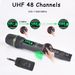 GRATIS 1 Handheld UHF Wireless Mikrofon Einstellbare Frequenz Nierencharakteristik Dynamischer Sender Karaoke Vocal Mic FB-UW03_voghion.com