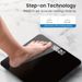 Bilancia digitale intelligente con display LCD - Misurazione ad alta precisione del peso corporeo e dell'IMC, funzione tara, compatta e portatile_voghion.com