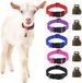 Confezione da 5 collari anti-smarrimento per capre, regolabili con Bell Farm_voghion.com