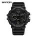 Men's Sporty Digital Analog Watch With Luminous Display, 50m Waterproof, Alarm Function, Round Dial, TPU Strap For Active Lifestyle_voghion.com