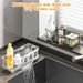 sponge Drain Rack Kitchen Dishwashing Basket Rack Sink Detergent Rag Countertop Storage Rack_voghion.com
