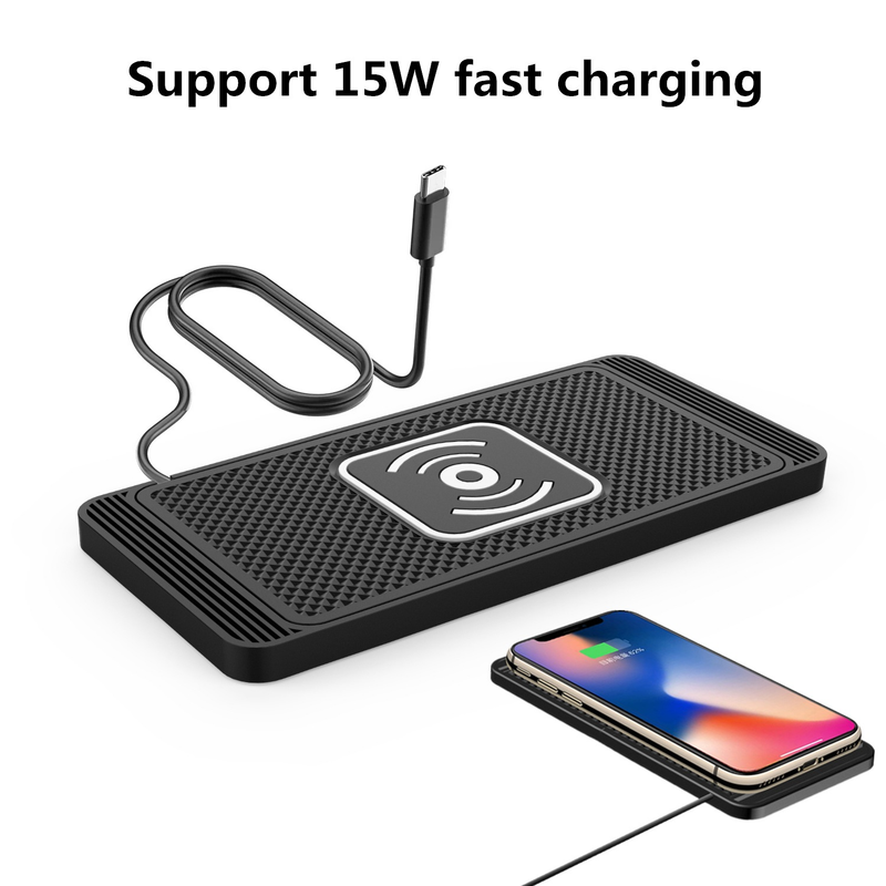 15W Intelligent Automatic Induction Car Wireless Charger, Suitable For Fast Charging Of Mobile Phones Such As Huawei, IPHONE, Samsung, Etc_voghion.com