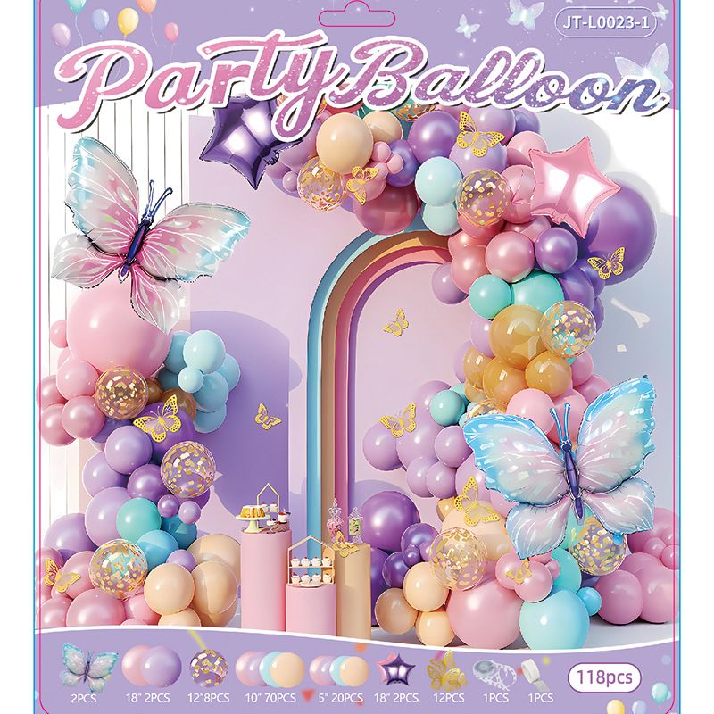 Geburtstag Ballon Dekorationen Party Paket Set High-End-Szene liefert Öffnung Bogen Ballon Kette_voghion.com