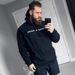 Chris plus fleece hoodie men's loose hooded oversized casual fitness thick autumn and winter pullover trendy brand_voghion.com