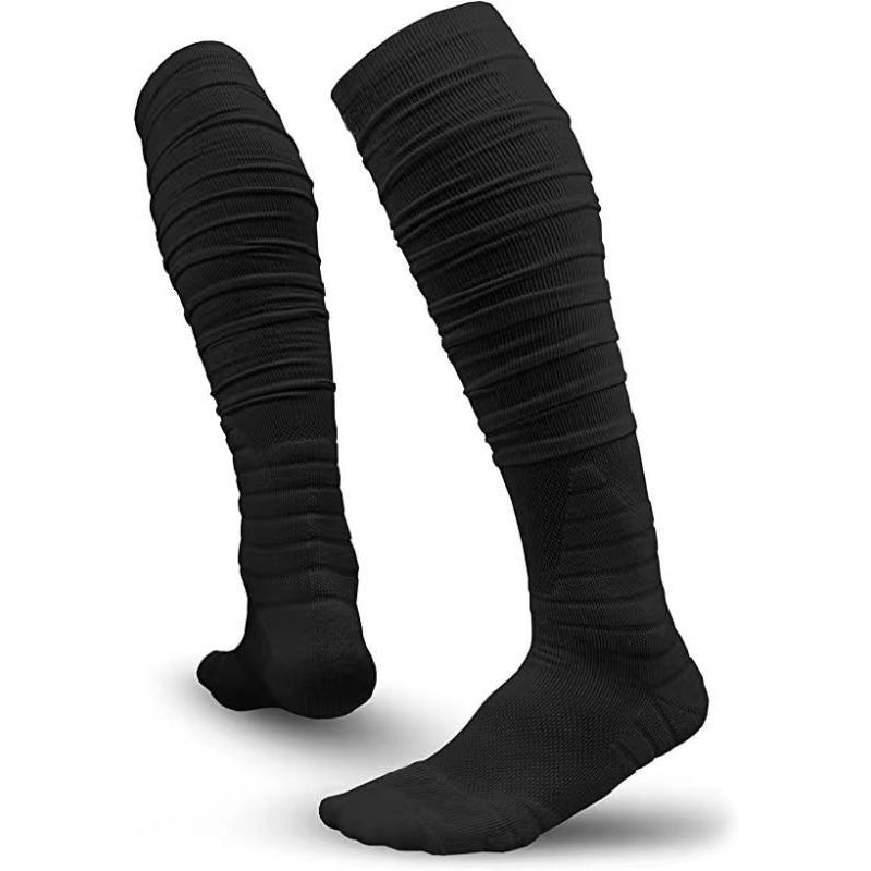 Sport- en outdoor-stapelsokken, voetbalsokken, verdikte demping, Arbitrary Terry voetbalsokken, hoge sokken_voghion.com